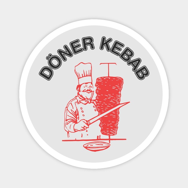 DONER KEBAB BANNER Magnet by evanwilliansyah